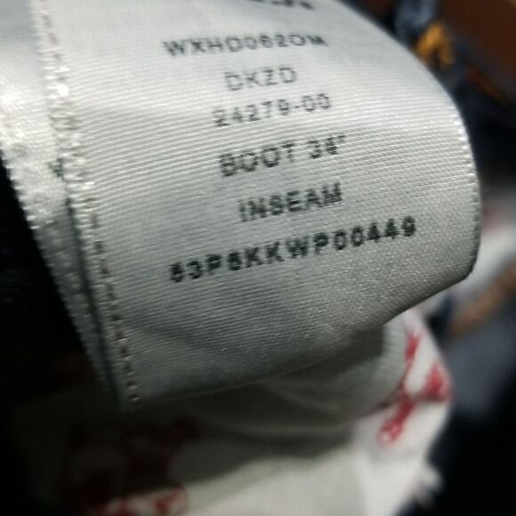 True Religion Bridget 504 Bell Bottom Low Waist Distressed Jeans 27 Waist / 34 L - Picture 9 of 9